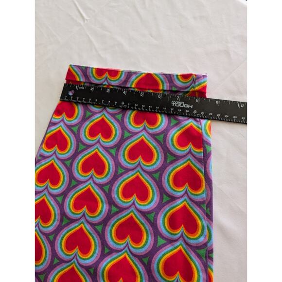 Lucy & Yak Colorful Heart Wide Leg Pants - Picture 3 of 7